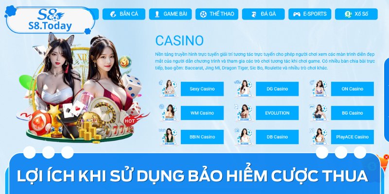 Bảo Hiểm Cược Thua S8: Giải Pháp An Toàn Cho Người Chơi 3 Những lợi ích hấp dẫn nhận được khi tham gia bảo hiểm thua cược S8